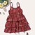 cheap Casual Dresses-Girls&#039; Sleeveless Polka Dot 3D Printed Graphic Dresses Active Knee-length Polyester Dress Summer Kids Toddler Regular Fit Print