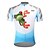 economico Abbigliamento ciclismo donna-ILPALADINO Men&#039;s Cycling Jersey Short Sleeve Bike Jersey Top with 3 Rear Pockets Mountain Bike MTB Road Bike Cycling Breathable Ultraviolet Resistant Quick Dry Green Purple Orange Frog Polyester