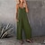 cheap Basic Women&#039;s Bottoms-Women&#039;s Spaghetti Strap Jumpsuit Sleevelss Pants Stretchy Comfy Summer Daily Office