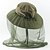 cheap Hiking Clothing Accessories-Men&#039;s Women&#039;s Sun Hat Hiking Hat Mosquito Head Net Hat 1 pcs Summer Outdoor Portable Anti-Mosquito Anti-Eradiation Comfortable Patchwork Polyester Army Green Khaki Dark Gray for Fishing