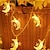 abordables Guirlandes Lumineuses LED-ramadan eid lumières ramadan led étoile lune fée guirlande guirlandes lumineuses pour eid al-fitr mariage maison décoration intérieure lumière 1.5m 3m 6m 10m