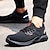 cheap Safety Shoes-Men&#039;s Sneakers Work Shoes Safety Shoes Lightweight Plus Size Safety Shoes Stainless Steel Tissage Volant Breathable Non-slipping Wear Proof Black Spring &amp; Summer
