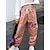 cheap Bottoms-Kid&#039;s Teen Girls&#039; Back to School Pants Pink khaki Black Solid Color Drawstring Cotton School Daily Sports Active Cargo / Fall / Winter / Spring / Summer