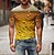저렴한 남성 티셔츠&amp;탱크 탑-남성용 남여 공용 티셔츠 T 셔츠 3D 인쇄 그래픽 버블 맥주 라운드 넥 일상 주말 프린트 짧은 소매 탑스 베이직 스트리트 쉬크 클로버 화이트 퍼플