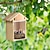 billige Haveredskaber-diy sucker fuglerede træhus håndlavet miljøvenligt bur udendørs fuglehus havehave hængende