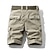 cheap Cargo Shorts-Men&#039;s Cargo Shorts Bermuda shorts Hiking Shorts Multi Pocket Plain Sports Outdoor Streetwear Cargo Shorts Shorts ArmyGreen Light Grey