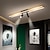 billige Taklamper med dimming-80 cm LED-dimbar taklampe med spotlight LED innfelt lampe metall kunstnerisk stil stilige malte overflater kunstneriske LED 110-240 V