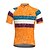 cheap Women&#039;s Cycling Clothing-21Grams® Men&#039;s Short Sleeve Cycling Jersey Summer Spandex Polyester Orange Stripes Bike Jersey Top Mountain Bike MTB Road Bike Cycling Breathable Quick Dry Moisture Wicking Sports Clothing Apparel