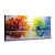 billiga Blom- och växtmålningar-mintura&amp;amp;amp; reg; stor storlek handmålade abstrakta träd landskap oljemålning på duk modern popkonst väggbild för heminredning (rullad duk utan ram)