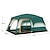 cheap Tents, Canopies &amp; Shelters-Shamocamel® 8 person Camping Tent Cabin Tent Family Tent Outdoor Waterproof UV Sun Protection UV Protection Double Layered Poled Instant Cabin Camping Tent Two Rooms &gt;3000 mm for Camping / Hiking