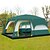 cheap Tents, Canopies &amp; Shelters-Shamocamel® 8 person Camping Tent Cabin Tent Family Tent Outdoor Waterproof UV Sun Protection UV Protection Double Layered Poled Instant Cabin Camping Tent Two Rooms &gt;3000 mm for Camping / Hiking