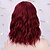voordelige Synthetische trendy pruiken-wijn pruiken voor vrouwen synthetische pruik krullend met pony pruik bruin/auburn/natuurlijk zwart kerstfeest pruiken