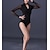 Недорогие Купальники-дышащие танцевальные костюмы для латинских танцев, трико/комбинезон, однотонные женские тренировочные представления с длинным рукавом с высоким содержанием молочного волокна