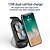 cheap Wireless Chargers-3 in 1 Wireless Charger 15 W Output Power Wireless Charging Station RoHS CE Certified FCC Fast Wireless Charging LED Indicator Lights For Apple Watch iPhone 13 12 Pro Max  SE2 XR AirPods Pro