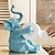 voordelige Badkamergadgets-leuke olifant opslag tissue rek ornamenten woonkamer desktop papierrolhouder hars keuken servet rek