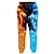 tanie Spodnie męskie-Męskie Codzienny Athleisure Uprawiający jogging Spodnie Spodnie dresowe Druk 3D Ściągana na sznurek Kieszeń Pełna długość Spodnie Codzienny Sport Średnio elastyczny Smok Średni Talia 1 2 3 S M L XL