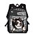 cheap Graphic Print Bags-Men&#039;s Women&#039;s Backpack School Bag Bookbag 3D Print School Animal 3D Print Polyester Large Capacity Waterproof Breathable Zipper CC3655Z87 CC3656Z87 CC3657Z87