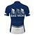 abordables Maillots Hombre-21Grams Hombre Maillot de Ciclismo Manga Corta Bicicleta Camiseta con 3 bolsillos traseros MTB Bicicleta Montaña Ciclismo Carretera Transpirable Suave Secado rápido Bolsillo trasero Negro Blanco