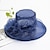 Χαμηλού Κόστους Καπέλα για Πάρτι-Καλύμματα Κεφαλής Οργάντζα Μείγμα Πολυ / Βαμβακιού Τύπου bucket Causal Αργίες Κύπελλο Μελβούρνης κοκτέιλ Royal Astcot Δαντέλα Με Με διαδοχικές σούρες Λουλούδι Ακουστικό Καπέλα