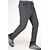 billiga Botten-Herr Vandringsbyxor Sommar Utomhus Komfort Multi-pocket Snabb tork Ficka med blixtlås Elastan Ficka med blixtlås Underdelar Mörkgrå Kaki Svart Jakt Fiske Camping / vandring / grottforskning L XL XXL