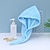 billiga duschmössor &amp; pannband-badrum mjuk korall fleece hårinpackningar snabbtorkande handduk enfärgad bekväma dagliga hem badlakan 1 st