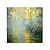 abordables Pinturas de paisajes-Pintura al óleo pintada a colgar Pintada a mano Cuadrado Abstracto Moderno Incluir marco interior