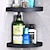 abordables Estantes para baño-Estante de ducha esquinero para carrito de ducha, estantes de ducha de acero inoxidable, cesta de almacenamiento para carrito de ducha montado en la pared, organizador de cocina para baño, 2 niveles