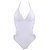 cheap One-piece swimsuits-Women&#039;s Swimwear One Piece Monokini Bathing Suits Swimsuit Solid Color White Black Halter Bathing Suits New Party Sports / Padded Bras
