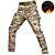 cheap Hunting Pants &amp; Shorts-Men&#039;s Camouflage Hunting Pants Thermal Warm Ripstop Windproof Multi-Pockets Autumn / Fall Winter Camo / Camouflage Nylon for Camping / Hiking Hunting Combat Black python pattern Dark night Army Green