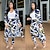 cheap Women&#039;s Jumpsuits-Women&#039;s Pattern Casual Regular Fit Long Sleeve Screen Color Yellow stripes Blue S M L Spring &amp; Summer