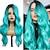 cheap Synthetic Trendy Wigs-Red Wigs for Women Synthetic Wig Wave Middle Part Long Wig Medium Length Women&#039;s Cosplay Party Pink Red Blue Black Ombre Wig