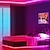 preiswerte LED Leuchtbänder-LED-Streifenlicht 20m 65.6ft RGB-Farbwechsel-Hintergrundbeleuchtung SMD 5050 600LEDs Home-Party-Dekoration Party-Atmosphäre Hintergrundbeleuchtung