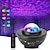 cheap Projector Lamp&amp;Laser Projector-LED Star Night Light Wave Galaxy Projector Bluetooth USB Voice Control Music Player 360 Rotation Night Lighting Lamp Bedroom Decor Halloween Gift