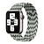 billige Apple Watch-remmer-1 pcs Reim til Smartklokke til Apple  iWatch Apple Watch Series 7 / SE / 6/5/4/3/2/1 Sportsrem Vev armbånd Nylon Elastisk Flettet Flerfarget Erstatning Håndleddsrem