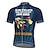 cheap Cycling Clothing-21Grams® Men&#039;s Cycling Jersey Short Sleeve Graphic Sloth Bike Mountain Bike MTB Road Bike Cycling Jersey Top Dark red Blue Dark Green Breathable Quick Dry Moisture Wicking Spandex Polyester Sports