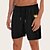 cheap Men&#039;s Pants-Men&#039;s Sporty Casual / Sporty Daily Holiday Shorts Pants Graphic Short Drawstring Pocket Print Black