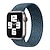 billige Apple Watch-remmer-1 pcs Reim til Smartklokke til Apple  iWatch Apple Watch Series 7 / SE / 6/5/4/3/2/1 Sportsrem Vev armbånd Nylon Elastisk Flettet Flerfarget Erstatning Håndleddsrem