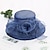 levne Party klobouky-Klobouky / Kbelík Sluneční klobouk Večírek Kentucky Derby Dostih Melbourne Cup S Květiny Přílba Pokrývky Hlavy