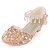cheap Kids&#039; Princess Shoes-Girls&#039; Heels Flower Girl Shoes Princess Shoes School Shoes Rubber PU Little Kids(4-7ys) Big Kids(7years +) Daily Party &amp; Evening Walking Shoes Rhinestone Sparkling Glitter Buckle Pink Gold Silver