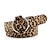 cheap Belt-Women&#039;s Waist Belt Leopard Street Masquerade Office Belt Pure Color / Spring