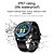 cheap Smartwatch-Factory Outlet T40 Smart Watch 1.3 inch Smartwatch Fitness Running Watch Bluetooth Pedometer Sleep Tracker Sedentary Reminder Compatible with Android iOS Men Women with Camera IP 67 45mm Watch Case