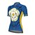 baratos Roupa de Ciclismo Feminino-21Grams® Women&#039;s Short Sleeve Cycling Jersey Summer Spandex Polyester Blue Funny Bike Jersey Top Mountain Bike MTB Road Bike Cycling Breathable Quick Dry Moisture Wicking Sports Clothing Apparel