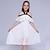 abordables Vestidos de fiesta-Girls &#039; Color sólido Gráfico impreso en 3D Vestidos Dulce Midi Gasa Vestido Verano Niños Festivos Ajuste regular