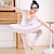 ieftine Ținute Dans Copii-Ținute de Dans Copii Balet Rochie Detalii Perlă Cristale / Strasuri Paiete Fete Antrenament Performanță Fără manșon Spandex Organza