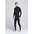 cheap Wetsuits &amp; Diving Suits-MYLEDI Men&#039;s Full Wetsuit 3mm SCR Neoprene Diving Suit Thermal Warm UPF50+ Quick Dry High Elasticity Long Sleeve Front Zip - Swimming Diving Surfing Scuba Solid Color Winter Spring Summer