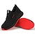 Χαμηλού Κόστους παπούτσια ασφαλείας-Ανδρικά Αθλητικά Παπούτσια Παπούτσια από ατσάλι Αθλητικά παπούτσια εργασίας Παπούτσια ασφαλείας Αθλητικό Κλασσικό Κινεζικό στυλ Γραφείο &amp; Καριέρα Φουσκωτό πηνίο Αναπνέει Δαντέλα μέχρι πάνω Μαύρο