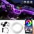 cheap Car Interior Ambient Lights-Car LED Strip Lights Interior Ambient Lights Integrated Car Atmosphere Lamp Kit with Wireless Bluetooth App Sound Control Flexible RGB Neon Led Strips