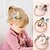 cheap Kids&#039; Headpieces-Kids Baby Girls&#039; Sweet Daily Wear Floral Floral Nylon Hair Accessories White Blushing Pink Dusty Rose One-Size