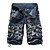 abordables Classique-Homme Shorts cargo Short camouflage Shorts de Randonnée Multi-poches Camouflage Longueur Genou Quotidien ancien Streetwear Vert Véronèse Bleu