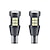 Χαμηλού Κόστους Φώτα φρένων-2 τεμ Αυτοκίνητο LED Στροβοσκόπηση Φώτα φρένων Αναβοσβήνουν (αντίγραφα ασφαλείας) Λάμπες SMD 3030 6 W 27 Για Universal Όλες οι χρονιές